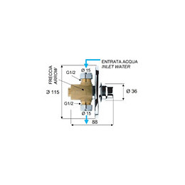 Robinet Temporisé Mural Encastré À Poussoir Pour Urinoir