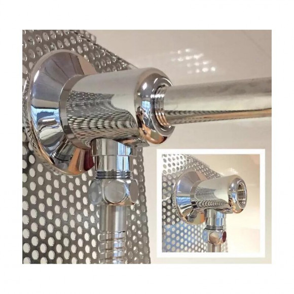 Inverseur De Douche Chromé Mural