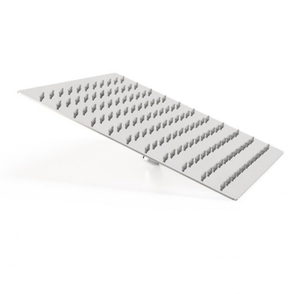 Pommeau De Douche Carré 30 X 30 En Acier Chromé Anticalcaire