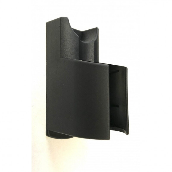 Support De Douche Mural Universel En Abs Complet Noir