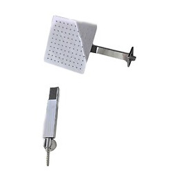 Ensemble De Douche Carré Bras De Douche Complet Pommeau De Douche Carré