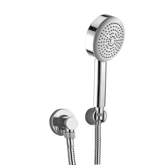 Ensemble De Douche D'hydromassage Avec Courbe En Laiton