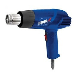 Dtools - Décapeur Thermique 1000/2000w - 350-550°c - Système Anti-surchauffe - Pistolet Thermique - Bleu