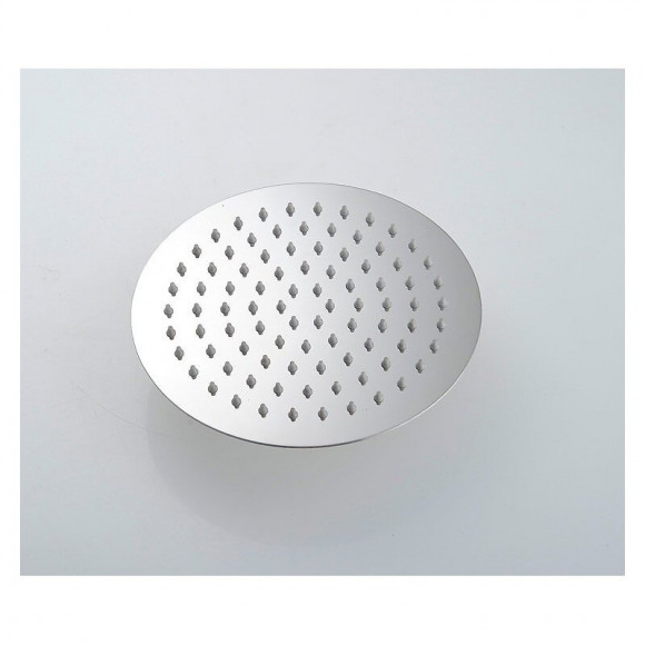 Pommeau De Douche En Laiton Chromé Lourd, Anti-calcaire, Rond 20 Cm, Articulé