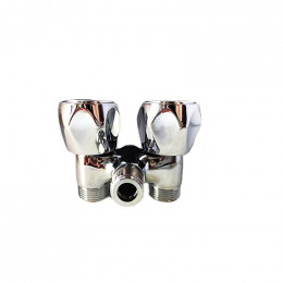 Robinet Double Tout Laiton 1/2 X 3/4 X 3/4