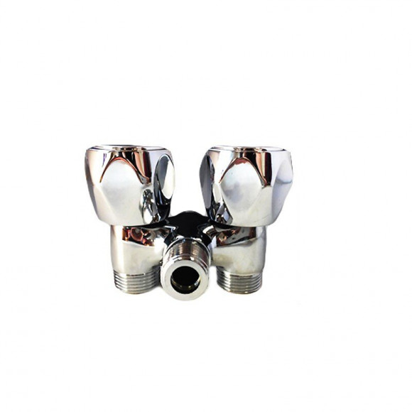 Robinet Double Tout Laiton 1/2 X 3/4 X 3/4