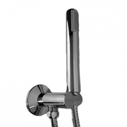 Ensemble De Douche Avec Douchette, Support Douche Avec Prise D'eau Et Tuyau 150cm