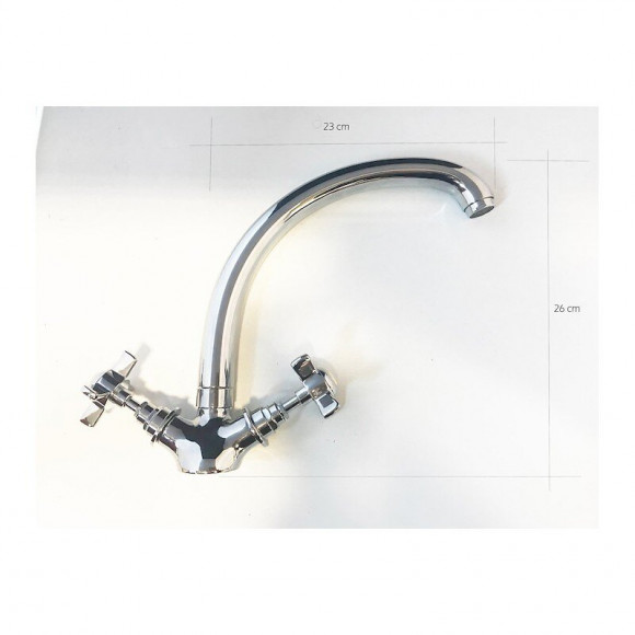 Mitigeur Pour Évier De Cuisine Avec Bec Mobile Vintage Retro