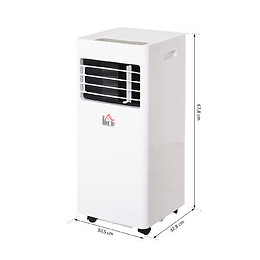 Climatiseur Portable 7.000 Btu/h 765 W - Ventilateur, Déshumidificateur - Réfrigérant Naturel R290 - Télécommande - Débit