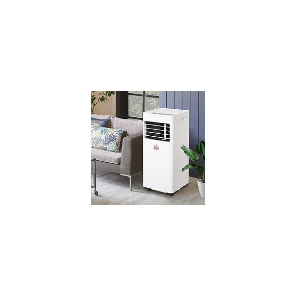 Climatiseur Portable 8.000 Btu/h 860 W - Ventilateur, Déshumidificateur - Réfrigérant Naturel R290 - Télécommande - Débit