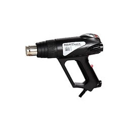 Dcraft - Brûleur Électrique - Puissance 2000w - Tension 230v/50hz - Écran Lcd - Débit D'air Réglable - Noir