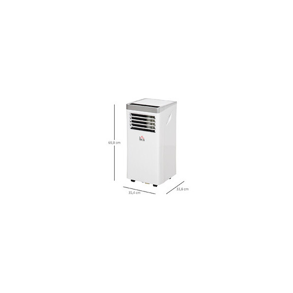 Climatiseur Portable 9.000 Btu/h - Ventilateur, Déshumidificateur - Réfrigérant Naturel R290 - Télécommande - Débit D'air