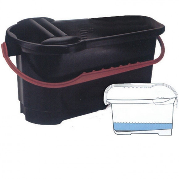 Dtools - Bac De Rinçage À Pour Carreleur 24 L - Nettoyage De Joints - Bac De Lavage Pour Jointement De Carrelage - Noir