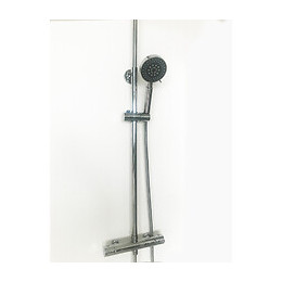 Colonne De Douche Réglable Ronde Hydromassage Chromée Complet