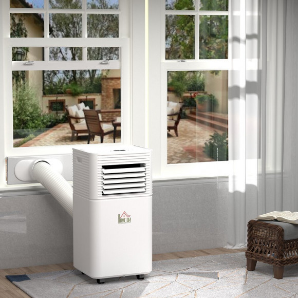 Climatiseur Portable 10.000 Btu/h - Ventilateur, Déshumidificateur - Réfrigérant Naturel R290 - Télécommande - Débit D'ai