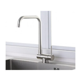 Mitigeur De Cuisine Pliable Sous La Fenêtre En Acier Inoxydable