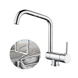 Mitigeur De Cuisine Pliable Sous La Fenêtre