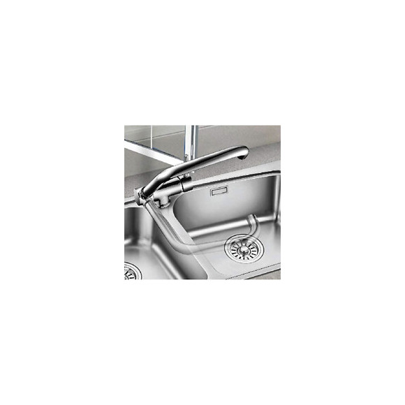 Mitigeur De Cuisine Pliable Sous La Fenêtre