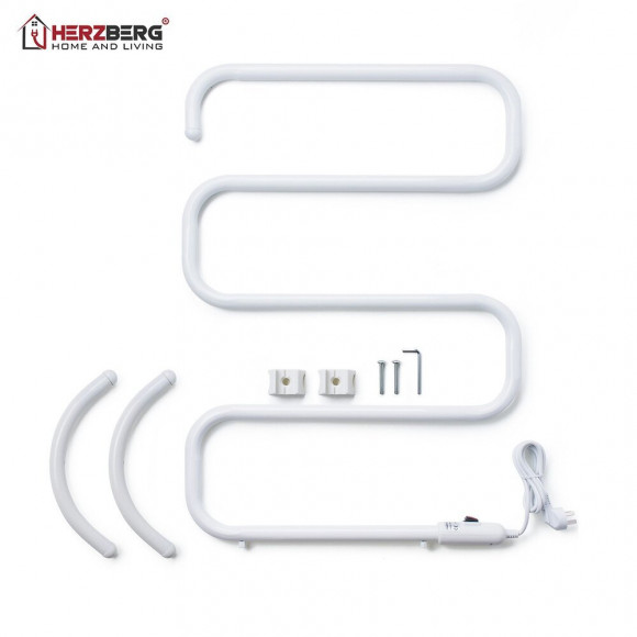 Herzberg Hg-8071: Porte-serviettes Chauffant Électrique