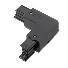 Track Light Interconnecteur Saillie/ 3 Allumages/ Angle 90°/ Noir