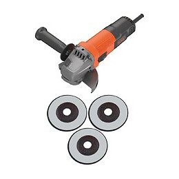 Beg110a3-qs Meuleuse D'angle Filaire - 750w - 12000 Trs/min - 3 Disques De Tronçonnage - Poignée 3 Positions