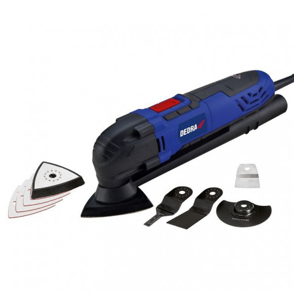 Dtools - Outil Électrique Multifonction Travaux Ponçage/coupe/grattage - Puissance 250 W - Oscillations 11 000-20 000/min - B