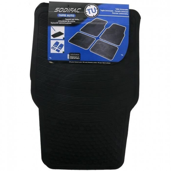 Sodifac Lot De 4 Tapis Caoutchouc Panda Amikaze