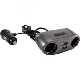 Double Prise Allume-cigare + Cable - 12 / 24v