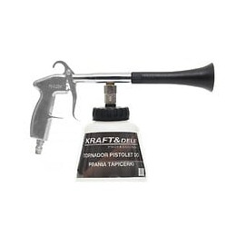 Dcraft - Pistolet De Nettoyage Pour Tissus - Pression 0.5-0.8 Mpa - 2 Buses - Pistolet Pneumatique - Noir