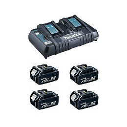Power Set Makita (4 X 18v 5,0 Ah Dc18rd)