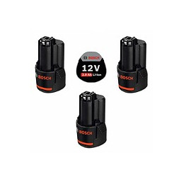 Pack De 3 Batteries Bosch Pack12v3bat2a (3 X 12v 2,0 Ah)