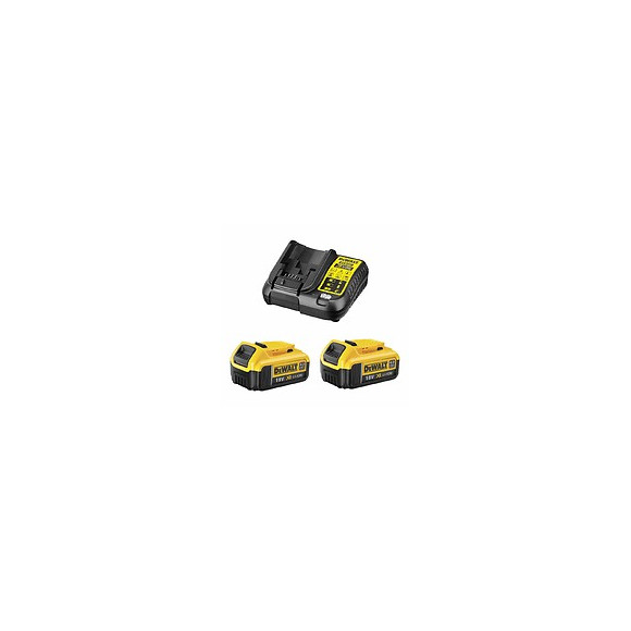Power Set Dewalt (2 X 18v 4,0 Ah Dcb107)