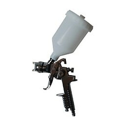 Dtools - Pistolet À Peinture Pour Compresseur - Godet 500 Ml - Diamètre Buse 1,4 Mm - Raccord Rapide 1/4" - Blanc