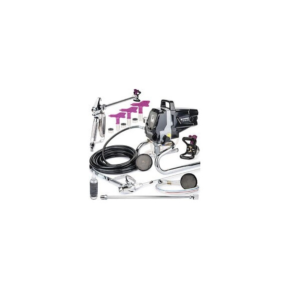 Power Tool - Unité De Peinture  - Puissance 1200 W - Pression Service 220 Bar - Pulvérisateur De Peinture - Gris