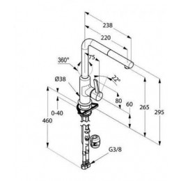 Mitigeur Luisina Rc403n/do015