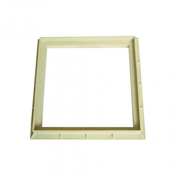 Cadre 40 X 40 Cm Sable Polypropylène - Interplast - Interplast - Sascadre400s
