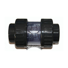 Clapet A Ressort Inox Avec Raccord Transparent Diamètre 50 Mm - Jardiboutique - So-cart50