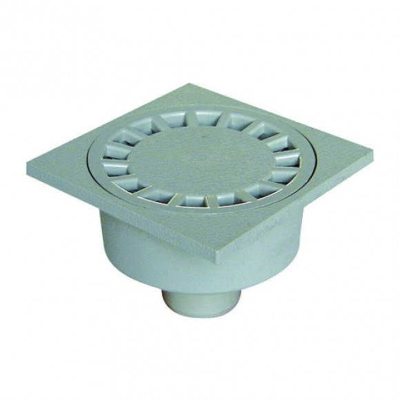 300 X 300 Siphons De Cour Sortie Ø 100 Mm - Interplast - In-sassip30100g