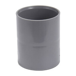 Ø 40 Mm Manchon Pvc À Butée Ff - Pvc  Évacuation - Interplast - In-srbman040
