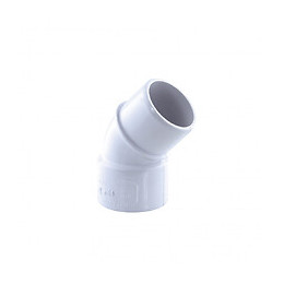 Coude Pvc 45° Mf Ø 40 Blanc - Interplast - In-srbcom45040b