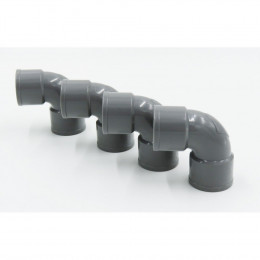 Ø 32 Mm Coude Pvc Évacuation 87°30' Ff A Coller - Lot De 4 Pièces - Jardiboutique - In-srbcof87032-x04