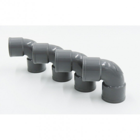 Ø 32 Mm Coude Pvc Évacuation 87°30' Ff A Coller - Lot De 4 Pièces - Jardiboutique - In-srbcof87032-x04