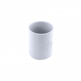 Manchon Pvc À Butée Ff Ø 40 Mm Blanc - Interplast - In-srbman040b