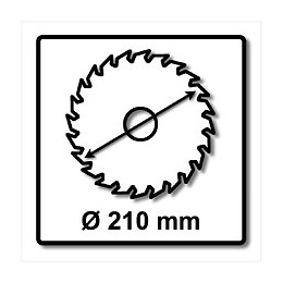 Festool Lame De Scie Circulaire Spéciale Hw 210 X 30 X 2,4 Tf72 210 Mm 72 Dents ( 493201 )