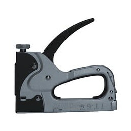 Dtools - Agrafeuse Manuelle - Pour Agrafes Type D11/d11u/d11t/d11i Hauteur Des Agrafes 4-14 Mm - Gris