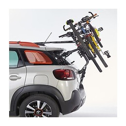 Mottez Porte-velos Sur Hayon A Fixation Sur Barres De Toit Ou Barre Railing 3 Velos Avec Antivol