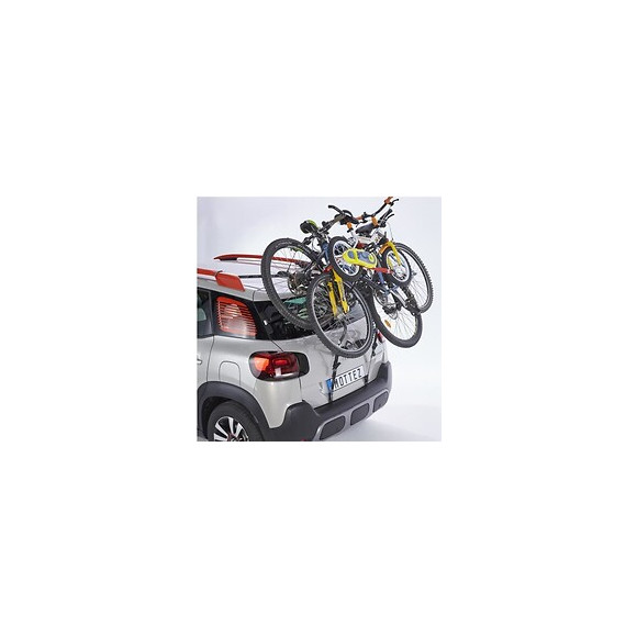 Mottez Porte-velos Sur Hayon A Fixation Sur Barres De Toit Ou Barre Railing 3 Velos Avec Antivol