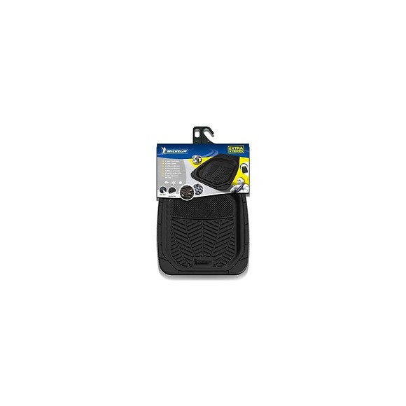Michelin Tapis Auto Caoutchouc Bac 3d 2 Pieces Noir