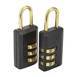 Lot De 2 Cadenas À Combinaison Master Lock Acier, L.20 Mm