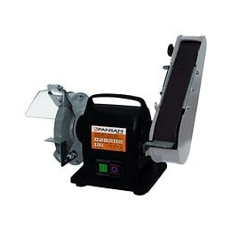 Dtools - Ponceuse Stationnaire 200 W - Ponceuse À Bande Et À Disque - Bande De 50 X 686 Mm - Dimaètre Disque 150 Mm - Noir